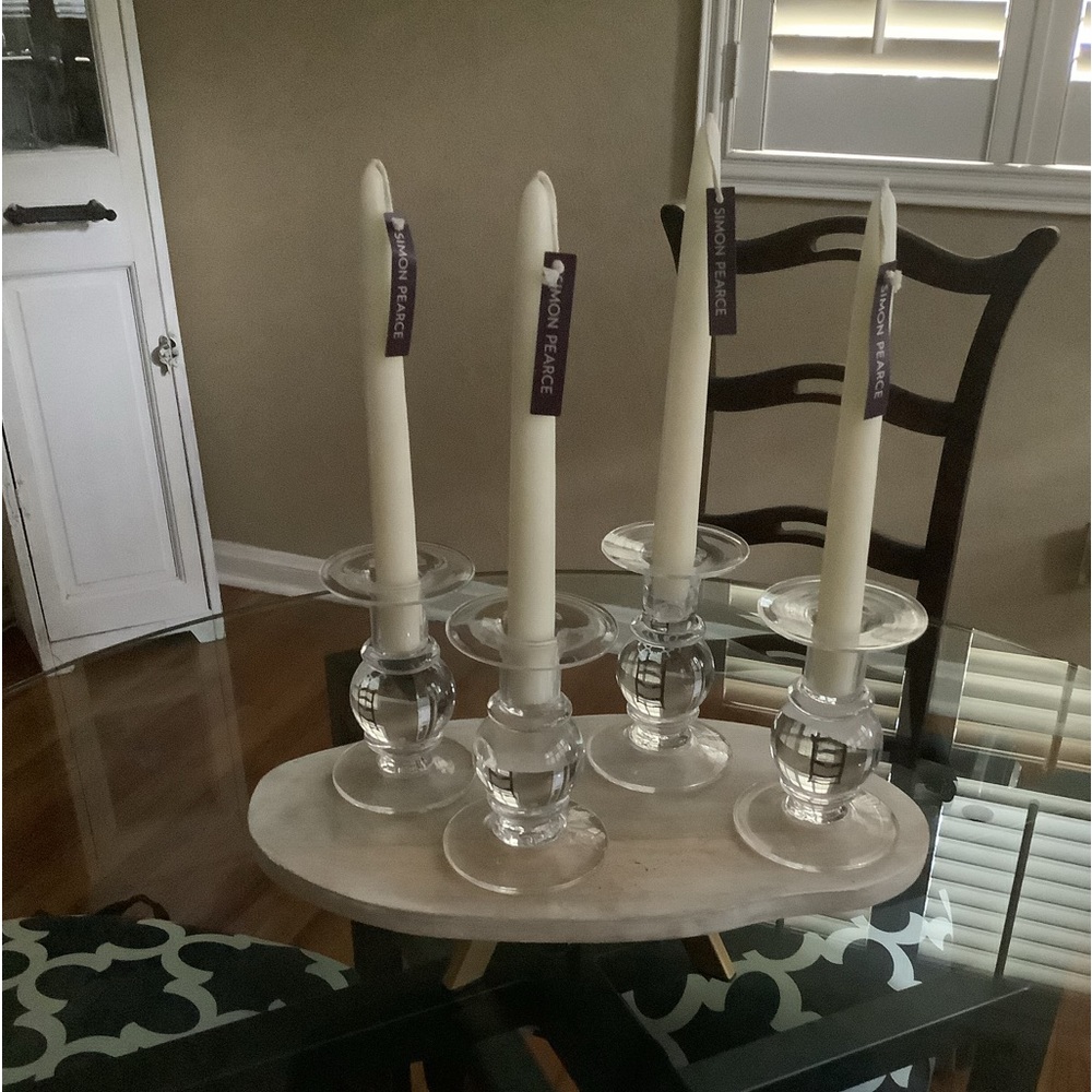 Simon Pearce Hartland Candlesticks